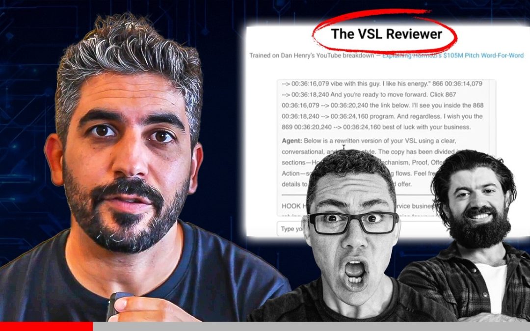 I Built a VSL Reviewer Tool Using Alex Hormozi & Dan Henry’s Frameworks